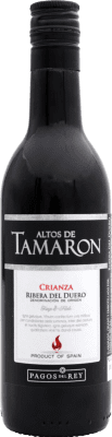 Бесплатная доставка | Красное вино Pagos del Rey Altos de Tamarón старения D.O. Ribera del Duero Кастилия-Леон Испания Tempranillo Маленькая бутылка 18 cl