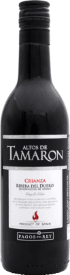 1,95 € | Rotwein Pagos del Rey Altos de Tamarón Crianza — Kurze Fassreifung D.O. Ribera del Duero Kastilien und León Spanien Tempranillo Kleine Flasche 18 cl