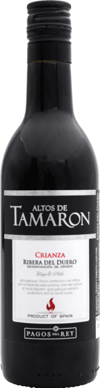 9,95 € Бесплатная доставка | Красное вино Pagos del Rey Altos de Tamarón старения D.O. Ribera del Duero Маленькая бутылка 18 cl