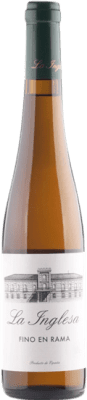 Envío gratis | Vino Generoso Fortificado La Inglesa Fino en Rama D.O. Montilla-Moriles Andalucía España Pedro Ximénez Botella Medium 50 cl
