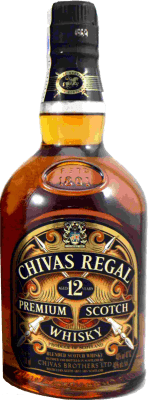调和威士忌 Chivas Regal 1990's 苏格兰 珍藏 12 岁 70 cl 收藏品 不可食用