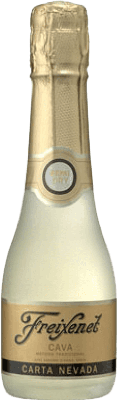 24,95 € Envoi gratuit | Boîte de 6 unités Blanc mousseux Freixenet Carta Nevada D.O. Cava Petite Bouteille 20 cl