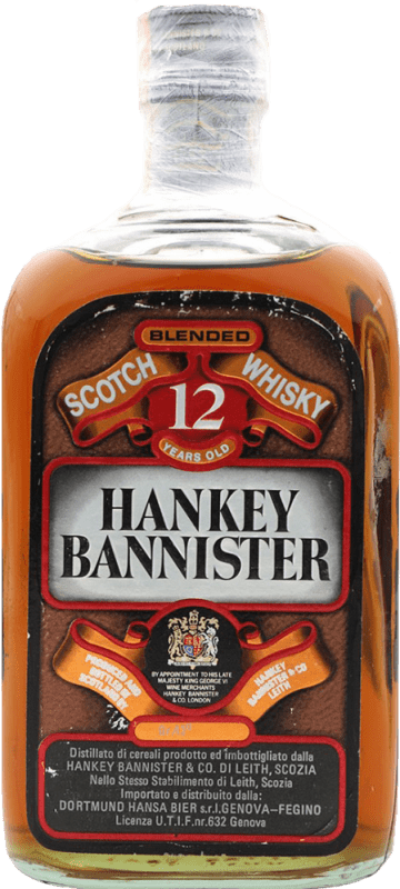 Free Shipping | Whisky Blended Hankey Bannister Scotland United Kingdom 12 Years 70 cl