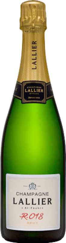 Free Shipping | White Sparkling Wine Lallier R.018 Brut A.O.C. Champagne Champagne France Pinot Black, Chardonnay 75 cl