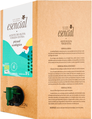 Aceite de Oliva Encarnación Esencial Verde Ecológico Picual Sierra de Cazorla Bag in Box 3 L