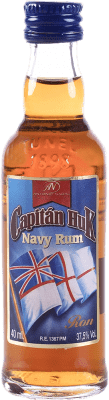 2,95 € | Rum Antonio Nadal Capitan Huk Blue — Edizione Blu Spagna Bottiglietta Mignon 4 cl