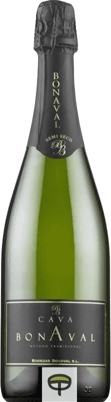 Envío gratis | Espumoso blanco Inviosa Bonaval Semi-Seco Semi-Dulce D.O. Cava Cataluña España Macabeo 75 cl
