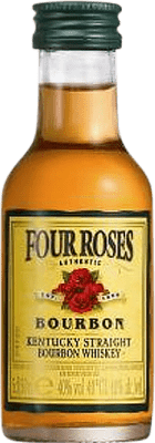 送料無料 | 12個入りボックス ウイスキー バーボン Four Roses ミニチュアボトル 5 cl