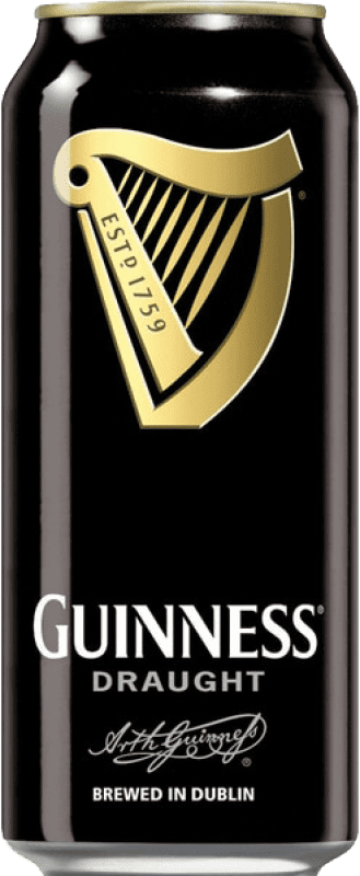 Envio grátis | Caixa de 12 unidades Cerveja Guinness Draught — De Pressão Irlanda Lata Medium 50 cl