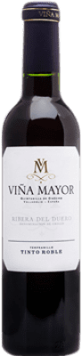 142,95 € | Коробка из 24 единиц Красное вино Viña Mayor Дуб D.O. Ribera del Duero Кастилия-Леон Испания Tempranillo Половина бутылки 37 cl