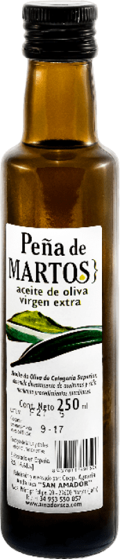 Бесплатная доставка | Оливковое масло San Amador Peña de Martos Dórica — Дорический, ЭВО Экстра Вирджин Jaén Испания Мини-бутылка 25 cl