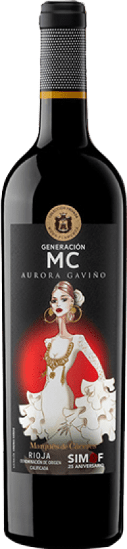 19,95 € | Red wine Marqués de Cáceres Generación MC Simof Aurora Gaviño Aged D.O.Ca. Rioja The Rioja Spain Tempranillo 75 cl