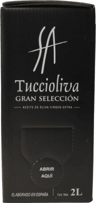 Free Shipping | Olive Oil Tuccioliva Selection, EVOO Extra Virgin Jaén Spain Bag in Box 2 L