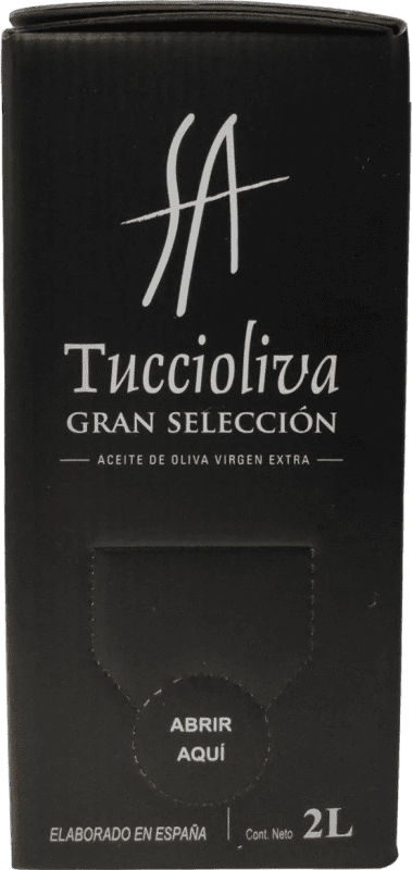Free Shipping | Olive Oil Tuccioliva Gran Selección EVOO Extra Virgin Jaén Spain Bag in Box 2 L