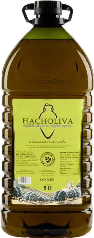 Envio grátis | Azeite de Oliva Hacholiva Especial, AOVE Virgem Extra Espanha Garrafão 5 L