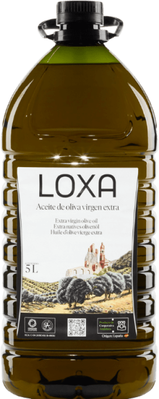 Free Shipping | Olive Oil Loxa API EVOO Extra Virgin Spain Jerrycan 5 L