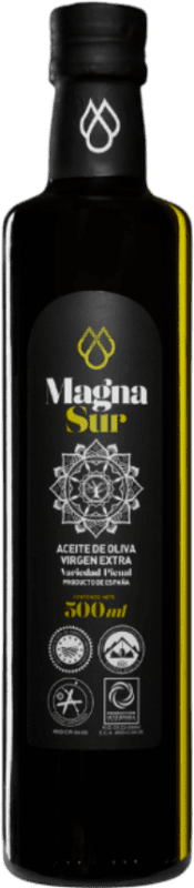 Kostenloser Versand | Olivenöl Magnasur Dórica — Dorisch, E-NOL Extra Nativ Jaén Spanien Picual Medium-Flasche 50 cl Glas