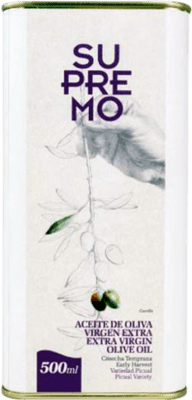 11,95 € | Huile d'Olive Supremo HOVE Vierge Extra Jaén Espagne Picual Canette 50 cl