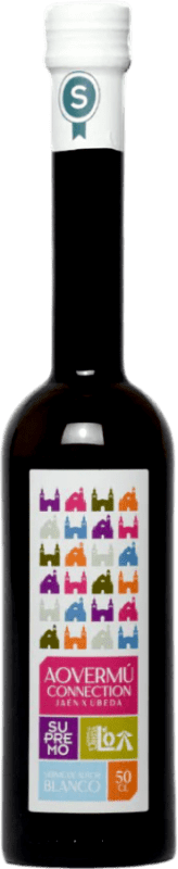Free Shipping | Vermouth Supremo Aovermú Blanco — White, EVOO Extra Virgin Jaén Spain Medium Bottle 50 cl