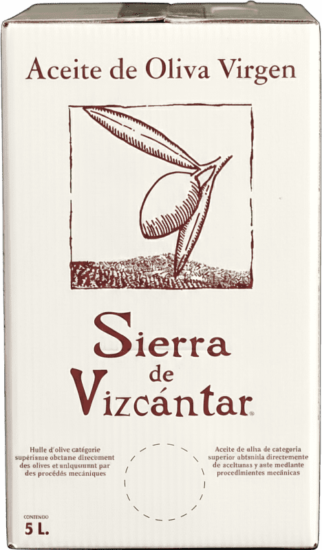 37,95 € Free Shipping | Olive Oil Vizcántar Sierra Virgin D.O.P. Priego de Córdoba Bag in Box 5 L