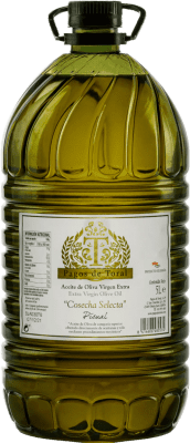 Olive Oil Picual Cosecha Temprana — Early Harvest, EVOO Extra Virgin Eco — Organic Jerrycan 5 L PET