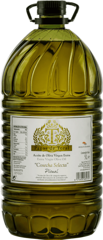 39,95 € | 橄榄油 Pagos de Toral Cosecha Temprana — 早收, EVOO 特级初榨 Jaén 西班牙 Picual — 皮夸尔 Eco — 生态 有机 天然 塑料桶 5 L PET — 塑料