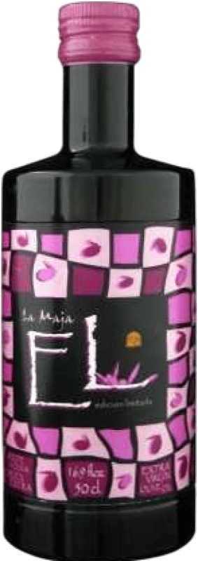 Envío gratis | Caja de 6 unidades Aceite de Oliva La Maja El Edición Limitada, AOVE Virgen Extra D.O. Navarra Navarra España Koroneiki Botellín 25 cl Vidrio