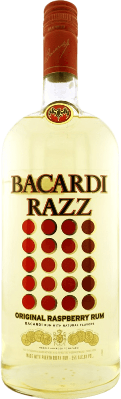 23,95 € Envio grátis | Rum Bacardí Razz 35º Blanco — Branco, Edição Limitada Raspberry — Framboesa