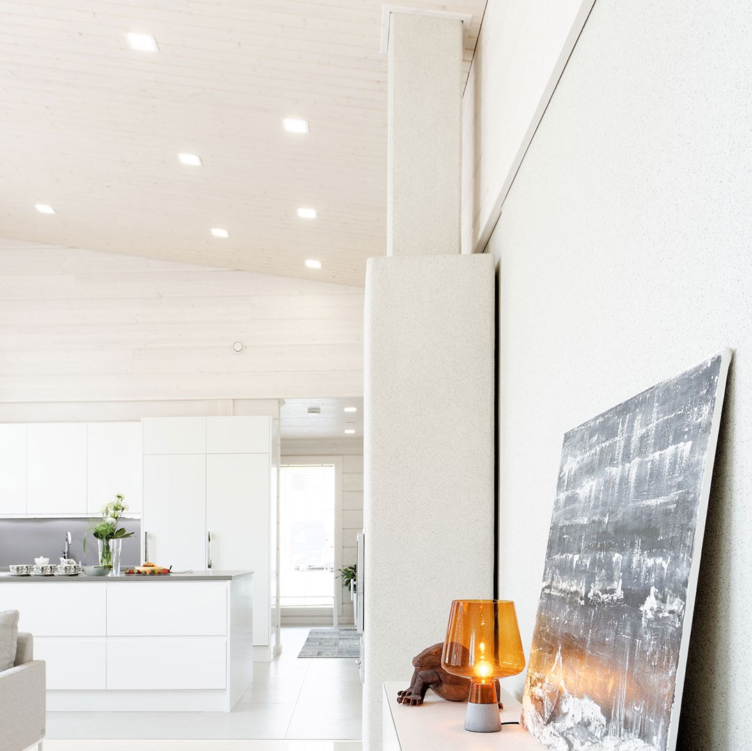 4,95 € Kostenloser Versand | Inneneinbauleuchte 12W 6000K Kaltes Licht. 17×17 cm. Downlight LED-Projektor + Treibertreiber enthalten. Extraflaches Slimline LED-Panel Aluminium. Weiß Farbe