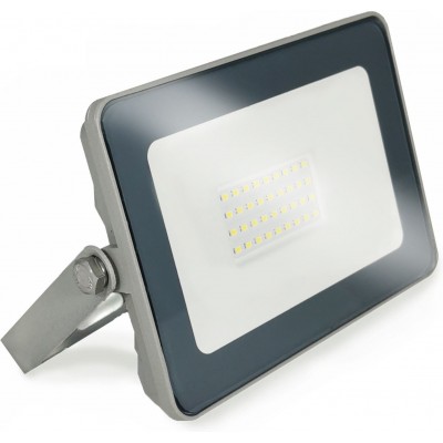 Proiettore da esterno 50W 4500K Luce neutra. 28×18 cm. PROLINE Alta luminosità. Chip LED SMD EPISTAR 5730 Alluminio e vetro temperato. Colore grigio