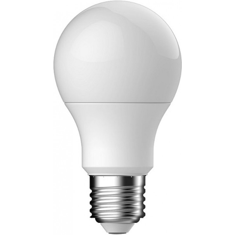 6,95 € Envio grátis | Lâmpada LED 7W E27 LED 6000K Luz fria. 12×6 cm. Claridade alta Alumínio e Policarbonato. Cor branco