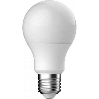 Светодиодная лампа 7W E27 LED 4500K Нейтральный свет. 12×6 cm. Высокая яркость Алюминий и Поликарбонат. Белый Цвет