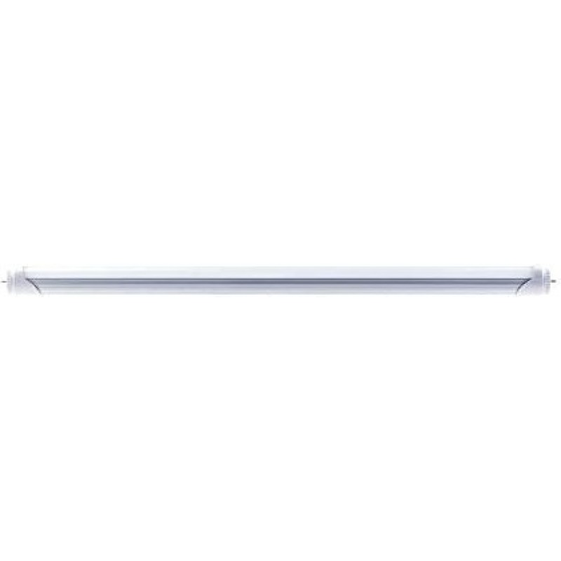 28,95 € Free Shipping | LED tube NB2090 18W T8 LED 6000K Cold light. 126×17 cm. Kit 2 × Professional LED tube luminaire + waterproof housing Warehouse, garage and public space. Polycarbonate. Gray Color