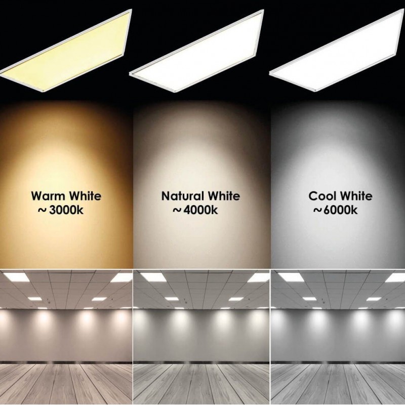 21,95 € Free Shipping | LED panel 40W LED 6000K Cold light. Square Shape 60×60 cm. EPISTAR SMD LED Chip. UGR-17. High brightness. Slimline Extra-flat LED Panel. LED Driver included Office, work zone and warehouse. Pmma and lacquered aluminum. White Color