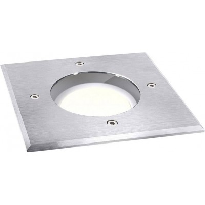 10,95 € Envío gratis | Baliza luminosa 14×10 cm. Foco empotrable de suelo Acero inoxidable 304. Color acero inoxidable