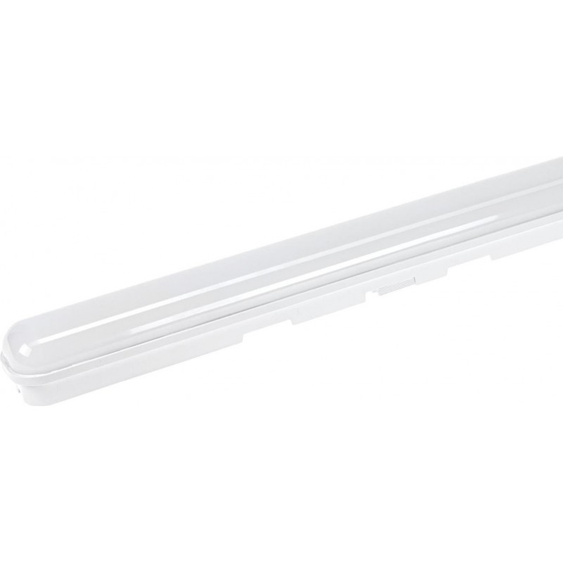 22,95 € Envio grátis | Tubo de LED 36W LED 6000K Luz fria. 120×6 cm. Caixa à prova d'água e à prova d'água com LEDs integrados Policarbonato. Cor branco