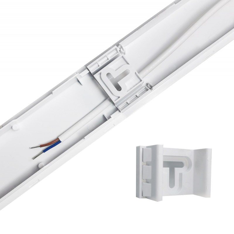 22,95 € Free Shipping | LED tube NB2064 36W LED 6000K Cold light. 120×6 cm. Waterproof and watertight housing with integrated LEDs Warehouse, garage and public space. Polycarbonate. White Color