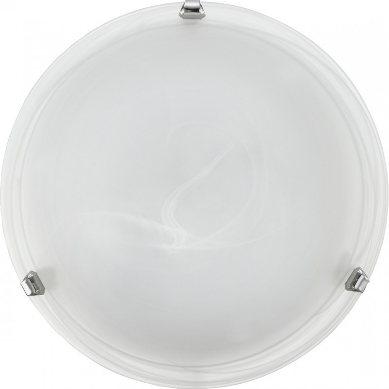 39,95 € 免费送货 | 室内顶灯 Eglo Salome 120W 球形 形状 Ø 40 cm. 经典的 风格. 钢 和 玻璃. 白色的, 镀铬 和 银 颜色