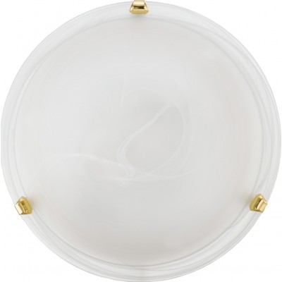 屋内シーリングライト Eglo Salome 60W 球状 形状 Ø 30 cm. クラシック スタイル. 鋼 そして ガラス. 白い, ゴールデン そして 真鍮 カラー