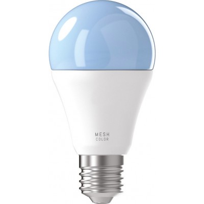 Ampoule LED télécommandée Eglo Eglo Connect 9W E27 LED RGBTW A60 2700K Lumière très chaude. Façonner Ovale Ø 6 cm. Plastique