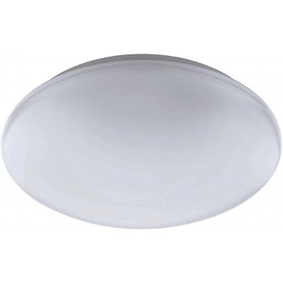 82,95 € Free Shipping | Indoor ceiling light Eglo Giron C 17W 2700K Very warm light. Spherical Shape Ø 30 cm. Classic Style. Steel and plastic. White Color
