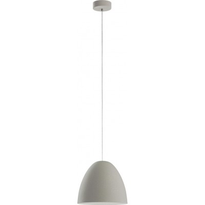 吊灯 Eglo Sarabia 60W 锥 形状 Ø 27 cm. 客厅 和 饭厅. 现代的, 设计 和 凉爽的 风格. 钢. 灰色的 颜色