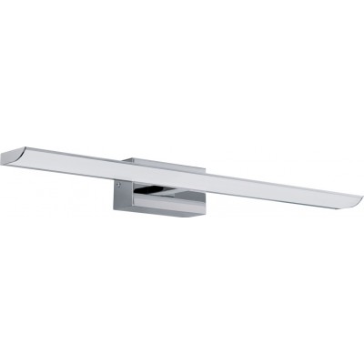 112,95 € Envoi gratuit | Éclairage de meubles Eglo Tabiano 3.2W 4000K Lumière neutre. 61×7 cm. Lampe miroir Acier et plastique. Couleur blanc, chromé et argent