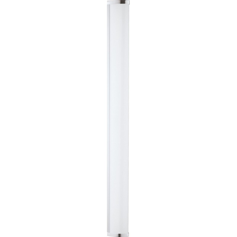 168,95 € 送料無料 | 家具の照明 Eglo Gita 2 24.3W 4000K ニュートラルライト. 細長い 形状 90×8 cm. キッチン そして バスルーム. 金属 そして プラスチック. 白い, メッキクローム そして 銀 カラー