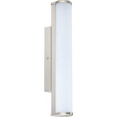 Furniture lighting Eglo Calnova 8W 4000K Neutral light. Extended Shape 35×5 cm. Kitchen and bathroom. Modern Style. Steel, Glass and Satin glass. White, nickel and matt nickel Color