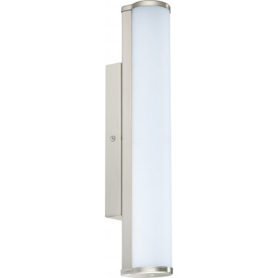 Iluminación de muebles Eglo Calnova 8W 4000K Luz neutra. Forma Alargada 35×5 cm. Cocina y baño. Estilo moderno. Acero, Vidrio y Vidrio satinado. Color blanco, níquel y níquel mate