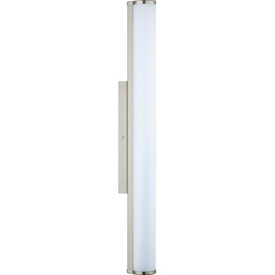 127,95 € Free Shipping | Furniture lighting Eglo Calnova 16W 4000K Neutral light. 60×5 cm. Steel, glass and satin glass. White, nickel and matt nickel Color