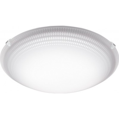 Indoor ceiling light Eglo Magitta 1 11W 3000K Warm light. Spherical Shape Ø 25 cm. Living room and kitchen. Classic Style. Steel and glass. White Color