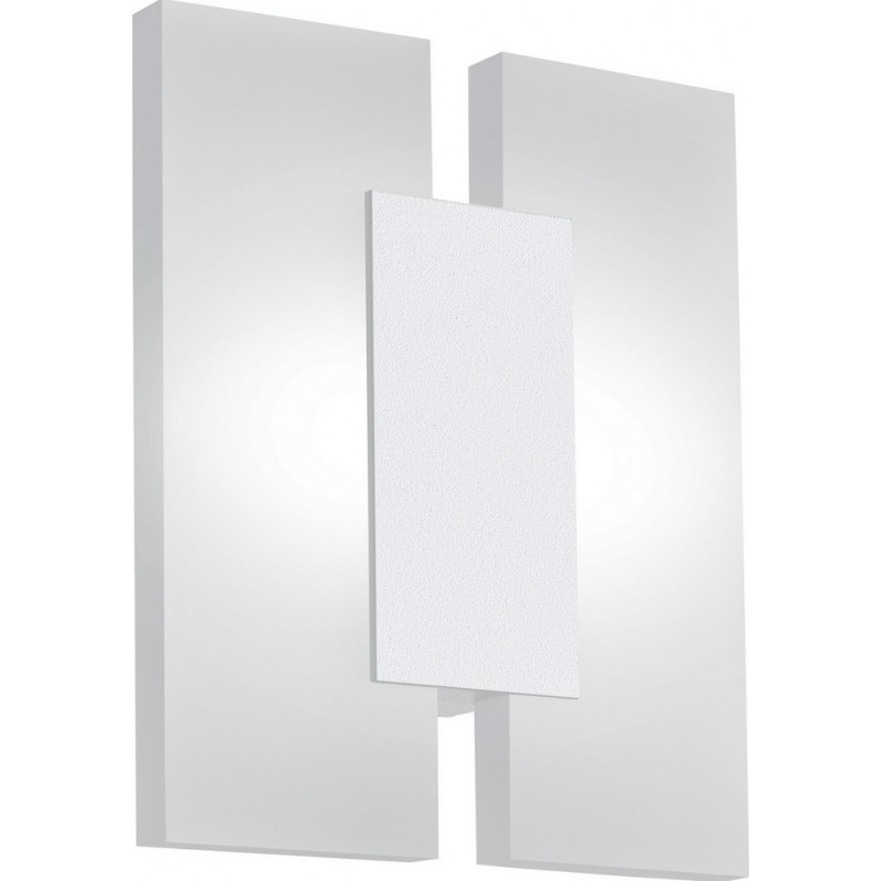 89,95 € Spedizione Gratuita | Lampada da parete per interni Eglo Metrass 2 9W 3000K Luce calda. Forma Cubica 20×17 cm. Soggiorno, sala da pranzo e camera da letto. Stile design. Alluminio e Plastica. Colore bianca e raso