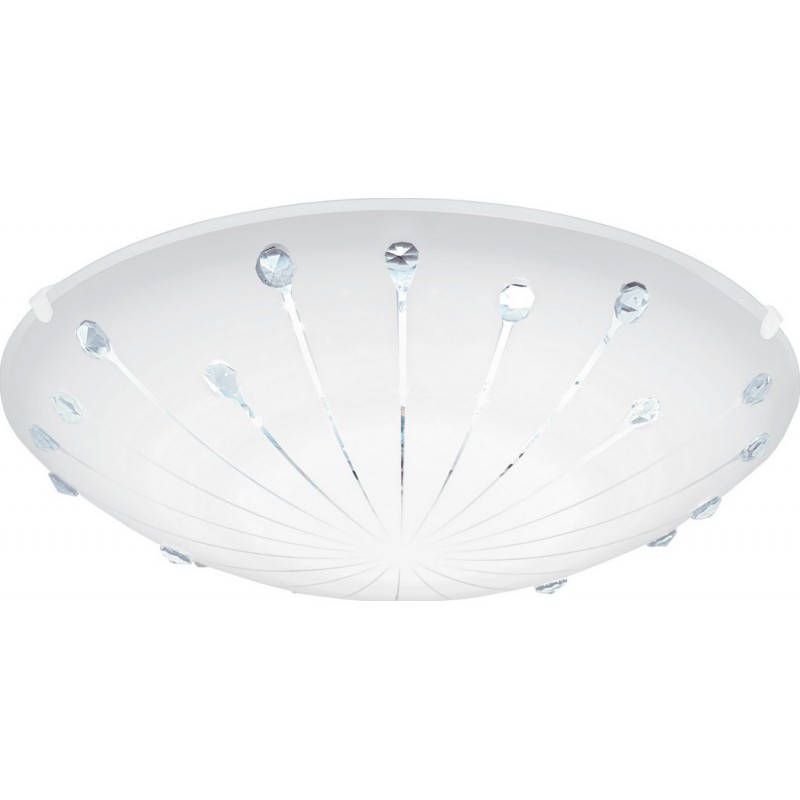 31,95 € 免费送货 | 室内顶灯 Eglo Margitta 1 11W 3000K 暖光. 球形 形状 Ø 31 cm. 优质的 风格. 钢 和 玻璃. 白色的 和 颜色